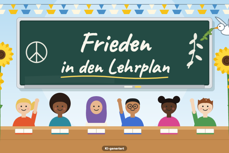 Frieden in den Lehrplan – Unterstütze den Antrag für die Grünen Bundesdelegiertenkonferenz BDK in Berlin